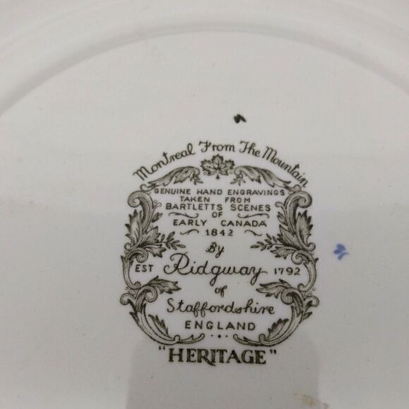Ridgeway Staffordshire England Bartlett Scene's Montreal Mont Royal 1842 - Picture 8 of 9